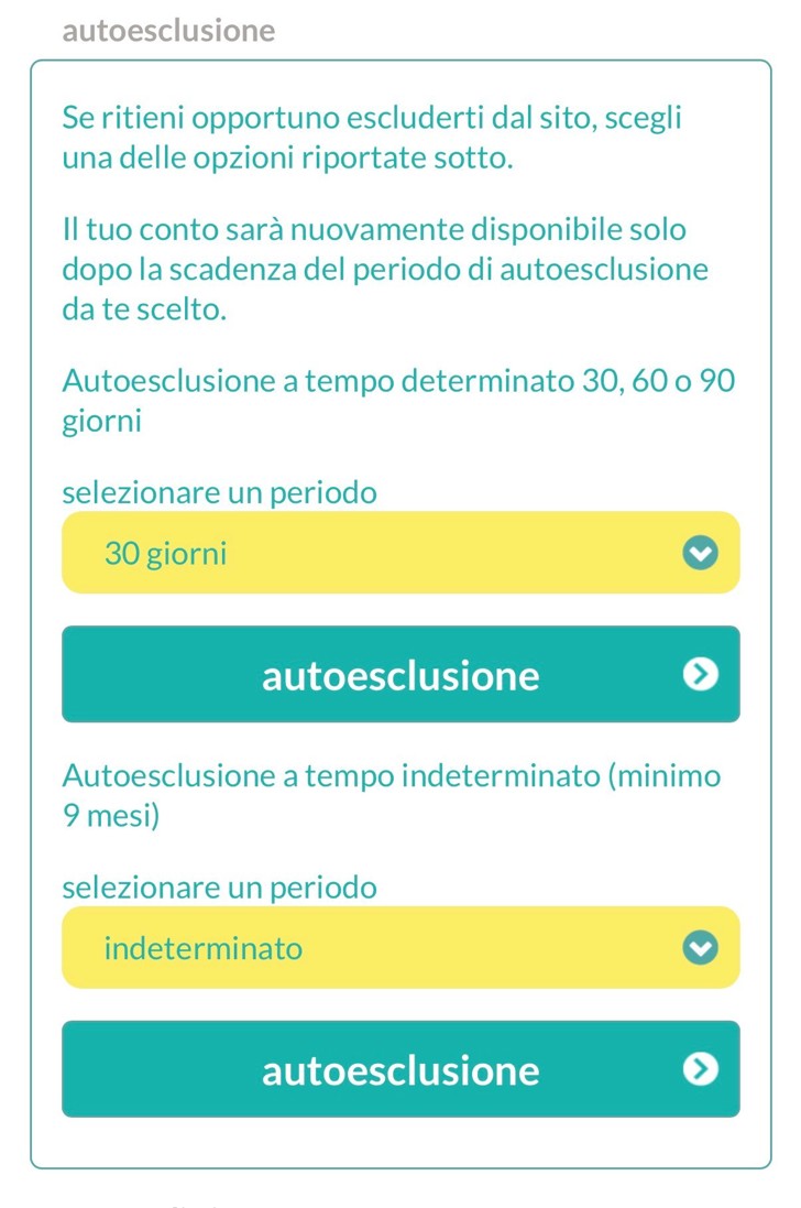 autoesclusione