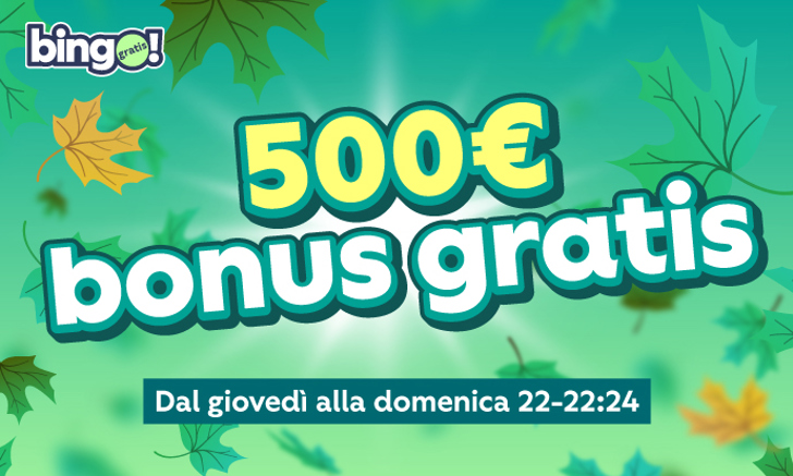 500€ bonus gratis